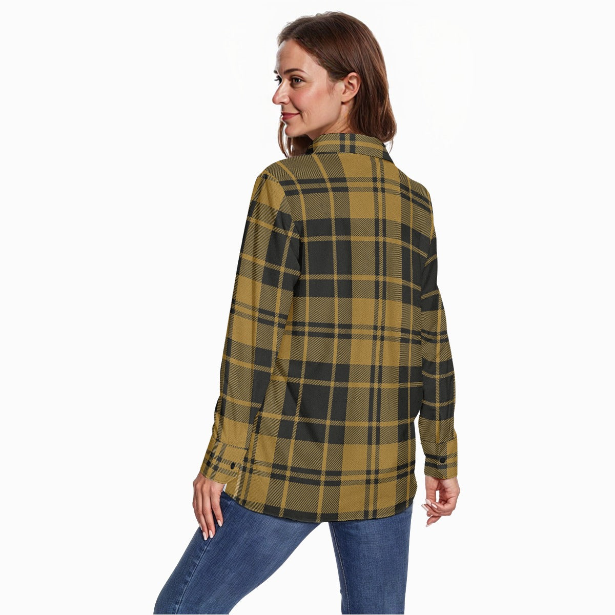 Central Florida - Knights Tartan plaid  Women's Long Sleeve Shirt