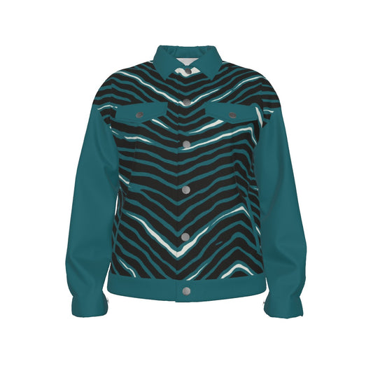 Philadelphia Football Game Day All-Over Print Unisex Lapel Jacket | 245GSM Cotton