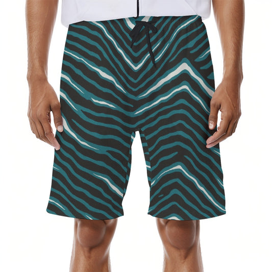 Philadelphia Football Game Day All-Over Print Men's Beach Shorts