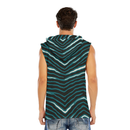 Philadelphia Football Game Day All-Over Print Men’s Sleeveless Pullover Hoodie