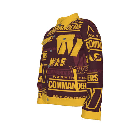 Washington Commanders Unisex Lapel Jacket | 245GSM Cotton