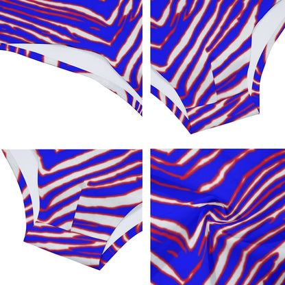 Buffalo Bills Zubaz Men's Triangle Swim Trunks