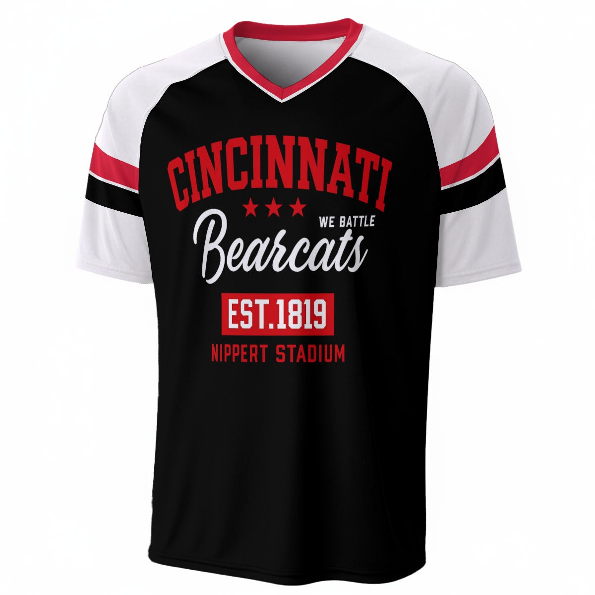 Cincinnati - Bearcats V-Neck Short Sleeve T-Shirt