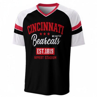 Cincinnati - Bearcats V-Neck Short Sleeve T-Shirt