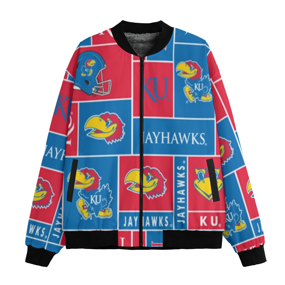 Urban Legend Kansas – Jayhawks Fleece Bomber Jacket
