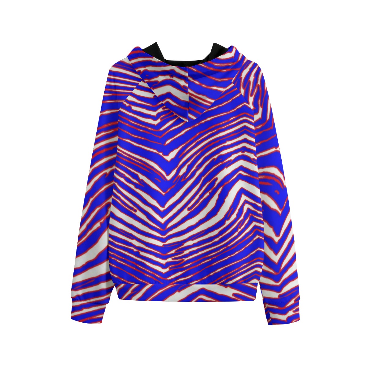 Buffalo Bills Zubaz Men's Raglan Pullover Hoodie | Interlock