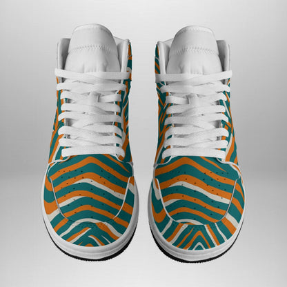 Miami Football Game Day Men's Synthetic Leather Stitching Shoes