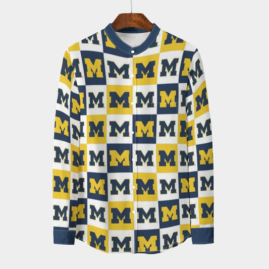 Urban Legend Michigan – Wolverines Shirt With Long Sleeve | 110GSM Imitation Flax