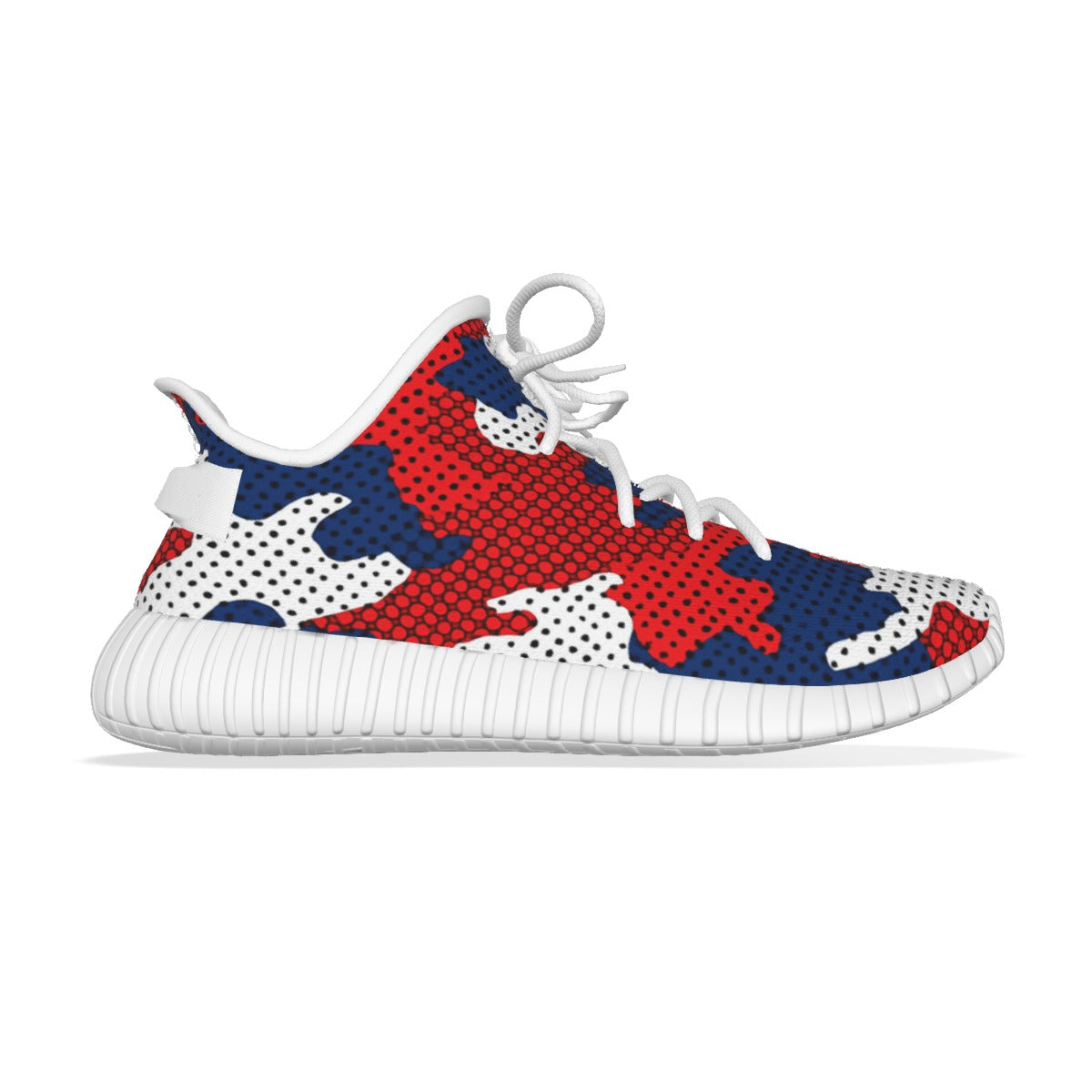 Urban Legend Mississippi Ole Miss Rebels Red Navy White Camo Men's Coconut Sneakers Shoes