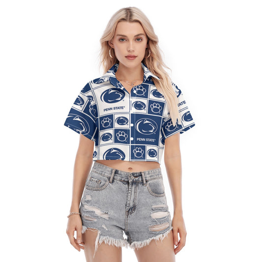 Penn State Women's Cropped Shirt
