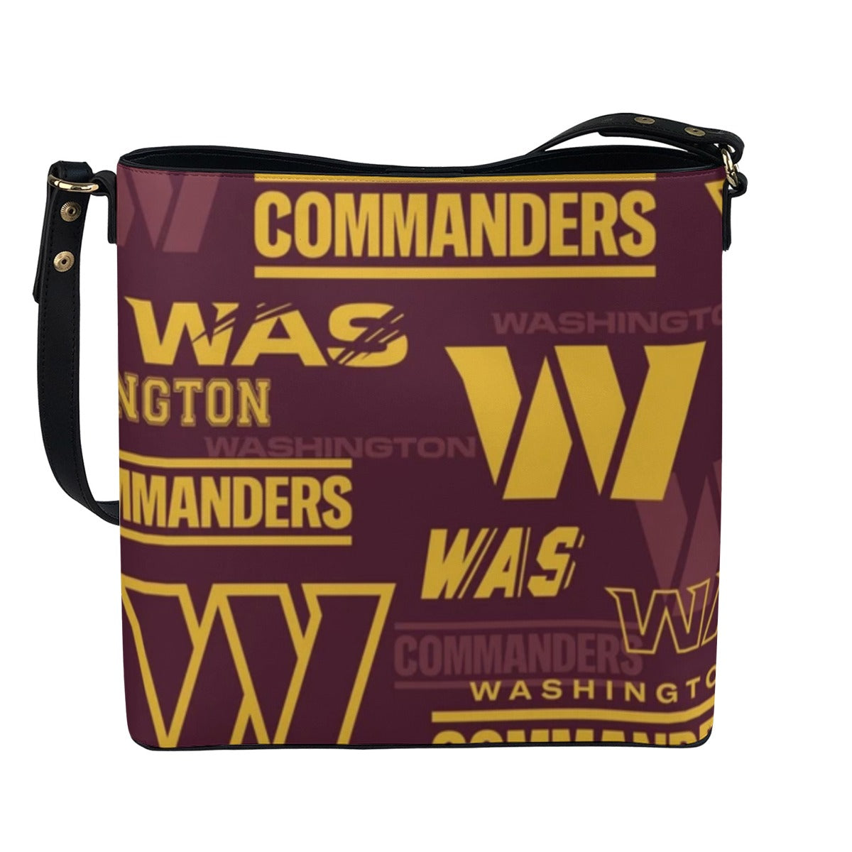 Washington Commanders Minimalist Square Crossbody Bucket Bag