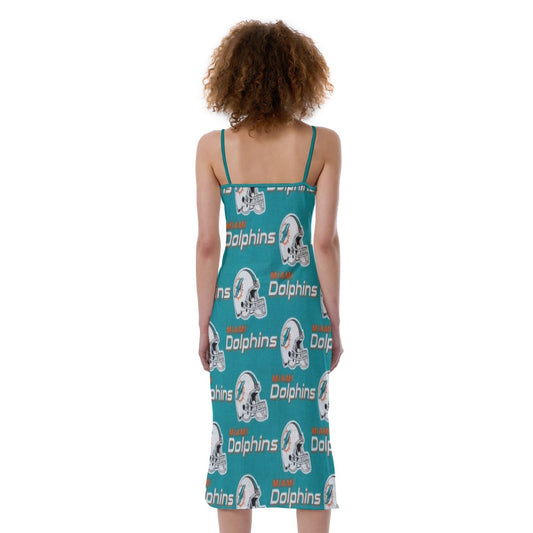 Miami Football Game Day All-Over Print Women's Cami Dress