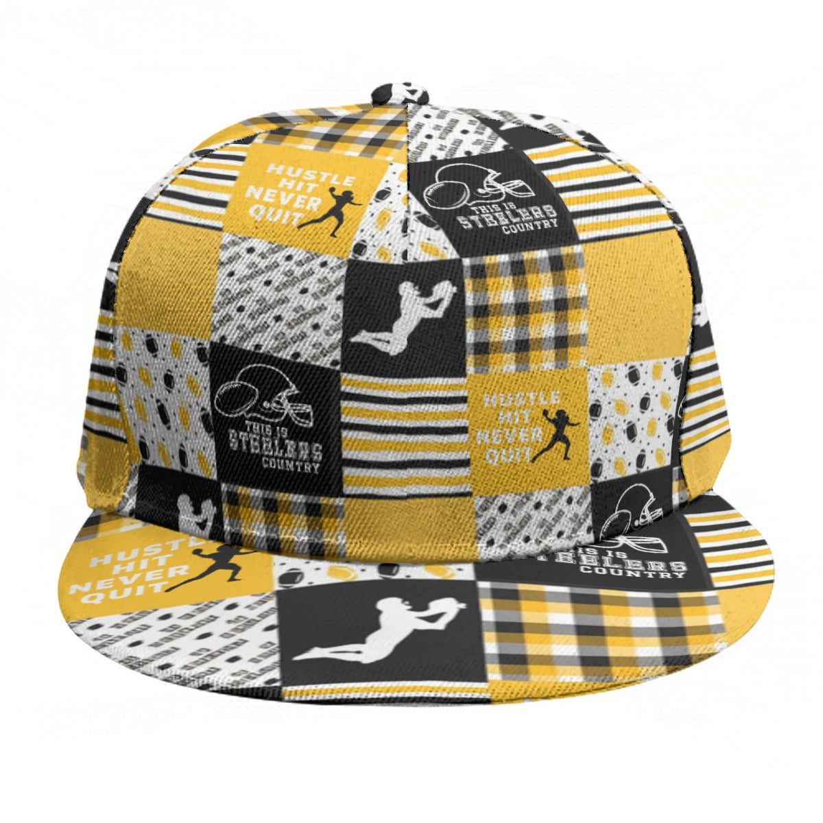 Baseball Cap With Flat Brim
