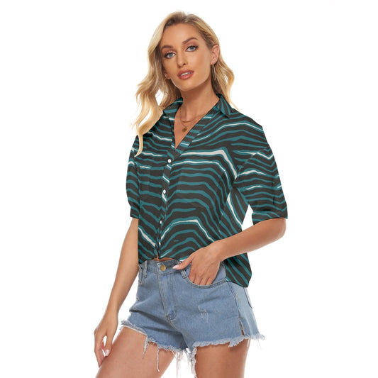 Philadelphia Football Game Day All-Over Print Women's V-neck Shirts
