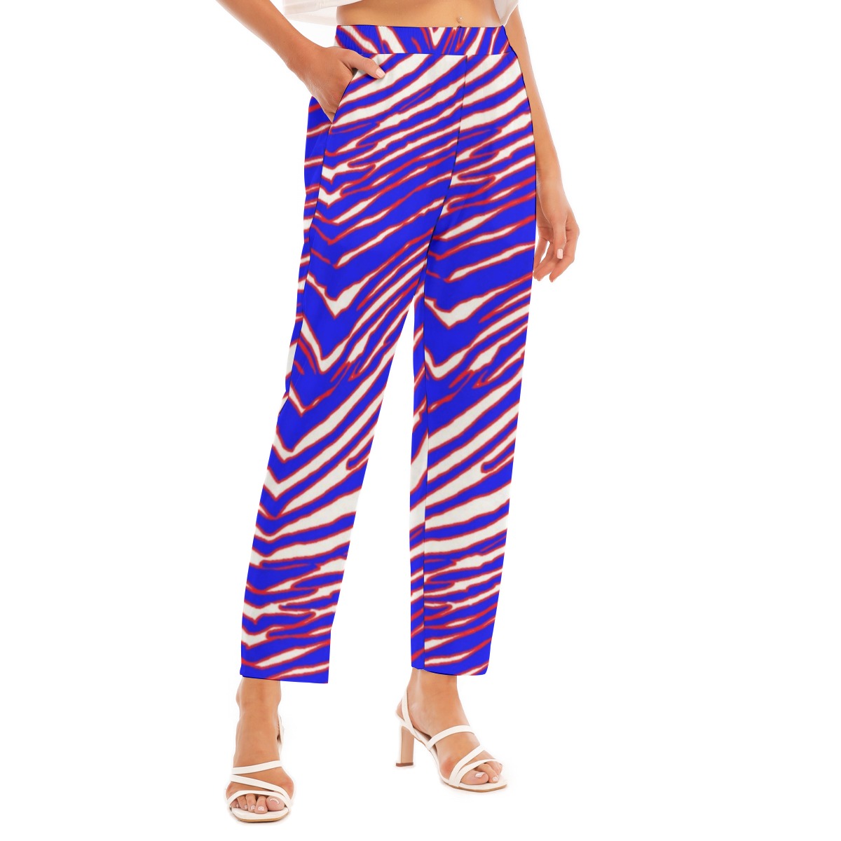 Buffalo Bills Zubaz Women's Loose Straight-leg Pants