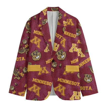 Minnesota - Golden Gophers Suit Lapel Collar Blazer