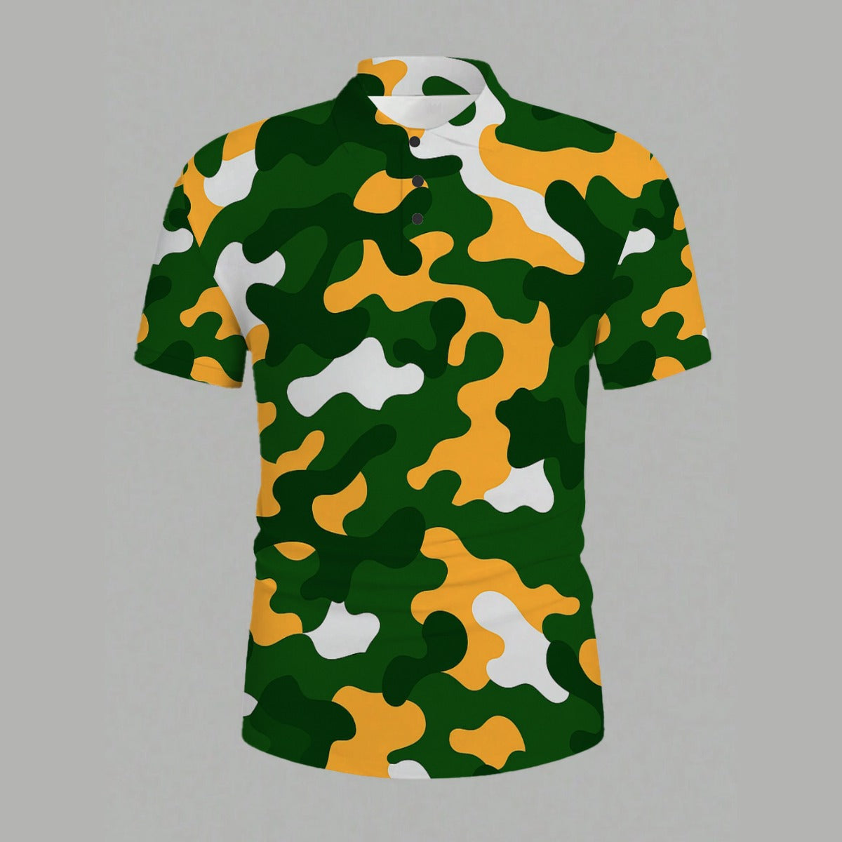 Green Bay Football Game Day All-Over Print Men’s Basic Polo Shirt