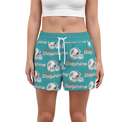 Miami Football Game Day All-Over Print Women's Shorts