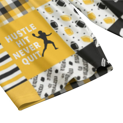 All-Over Print Women's T-shirt Set With Short Sleeve