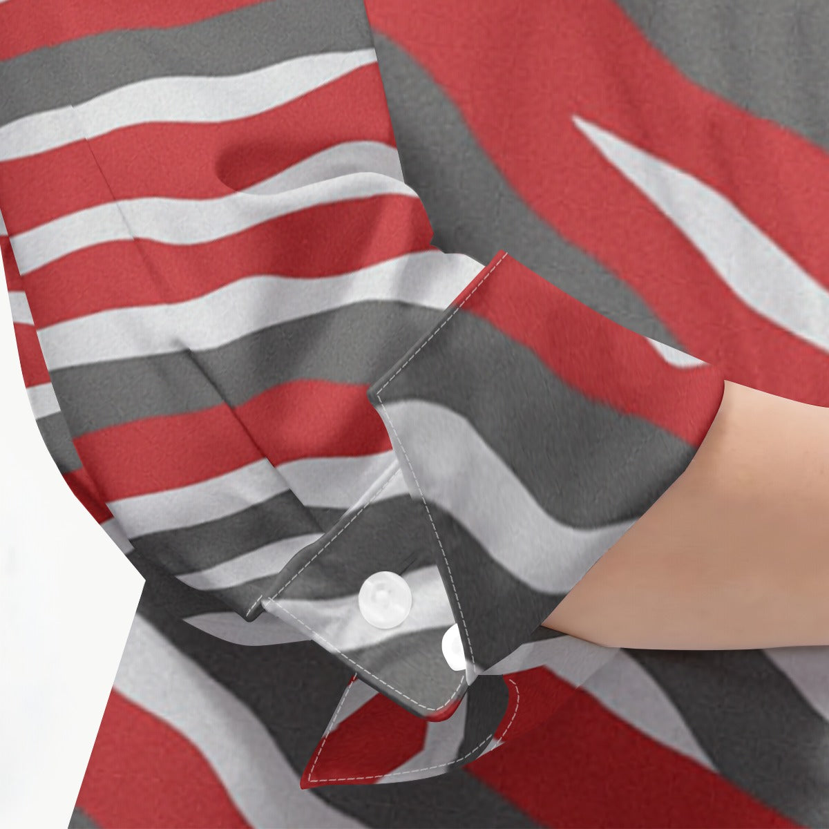 Ohio State Zubaz Buckeyes Women's 3/4 Sleeve Shirt