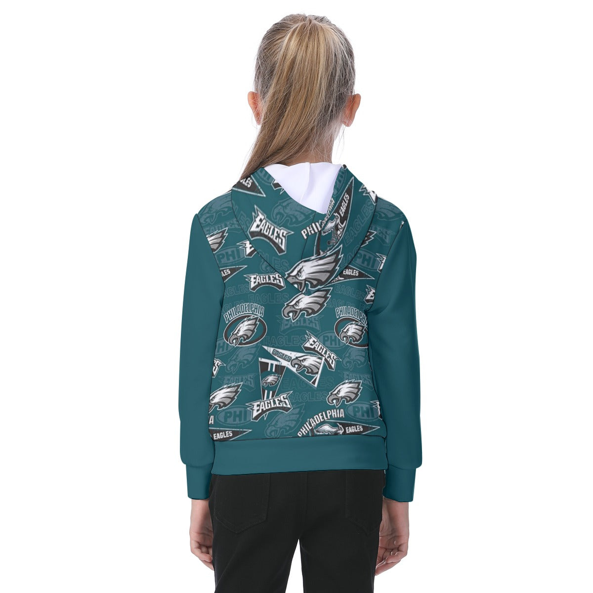 Philadelphia Football Game Day All-Over Print Oversized Kid's Hoodie