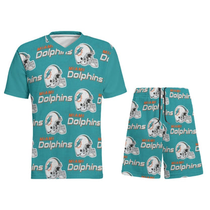Miami Football Game Day All-Over Print Children's Sports T-Shirt Set