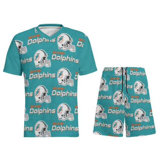 Miami Football Game Day All-Over Print Children's Sports T-Shirt Set