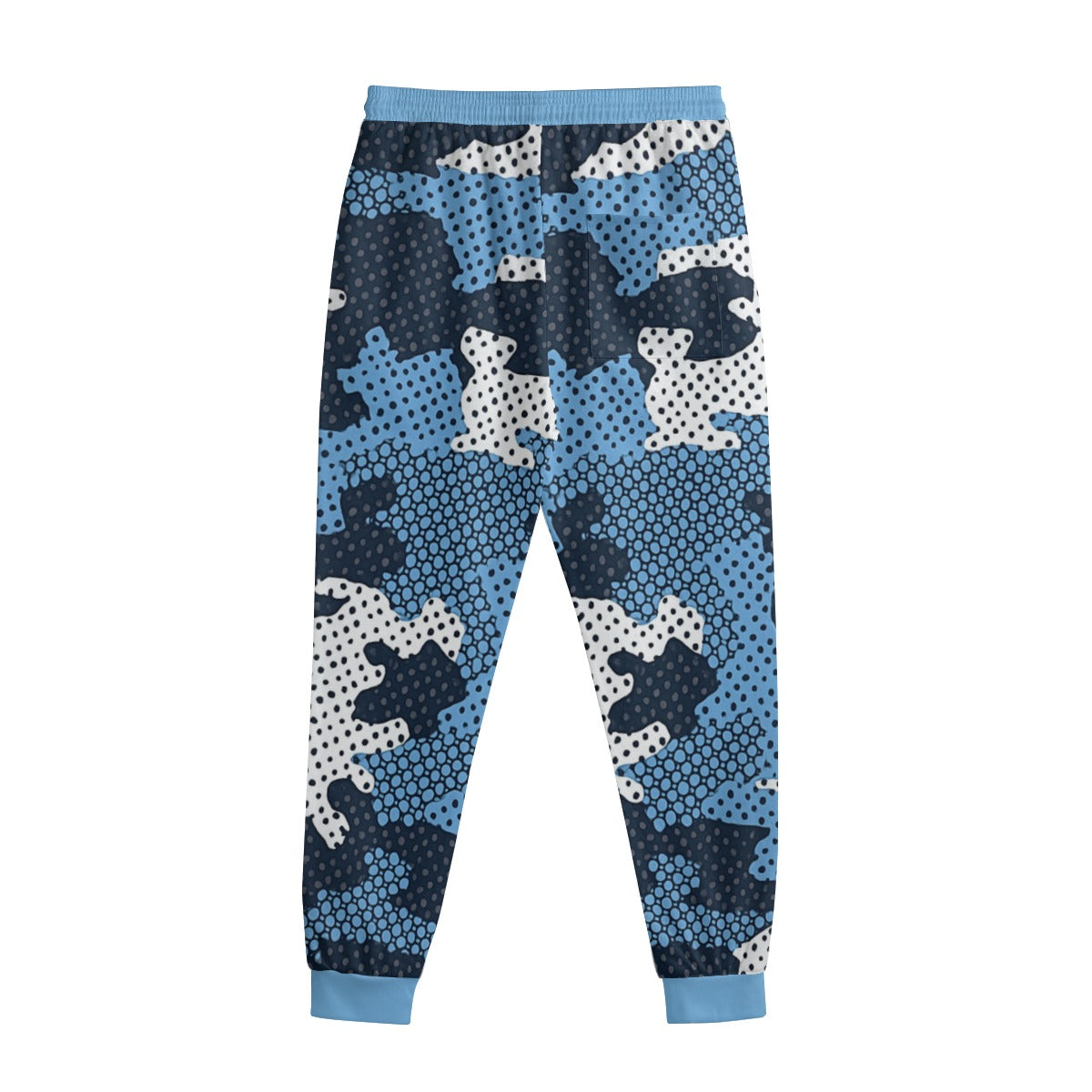 Urban Legend North Carolina  Blue White Camo Sweatpants With Waistband