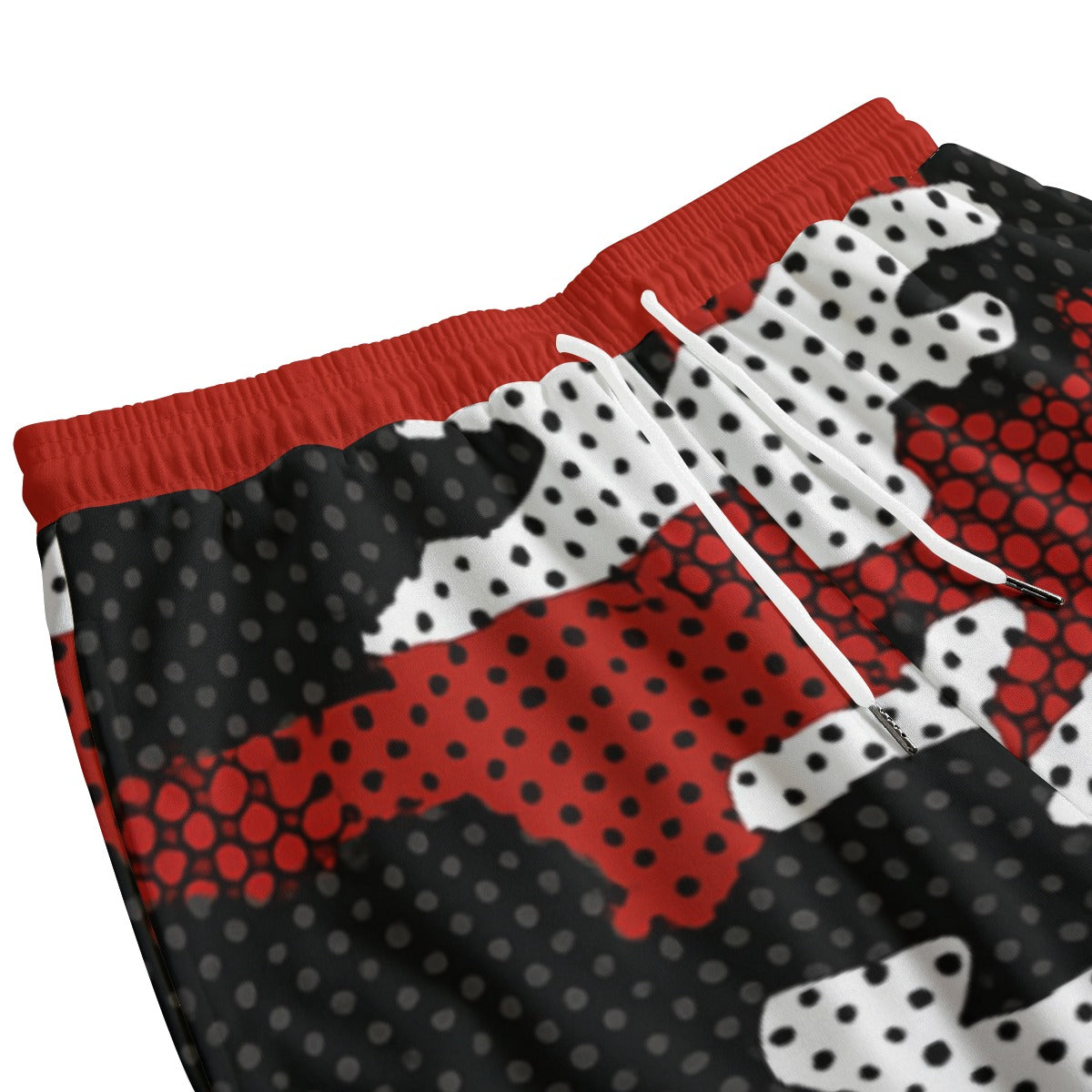 Urban Legend New Mexico Lobos Red Silver Camo Sweatpants With Waistband