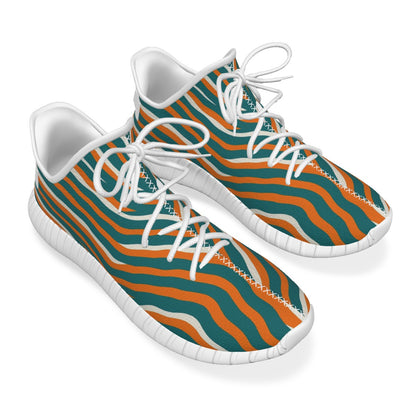 Miami Football Game Day All-Over Print Men's Coconut Shoes
