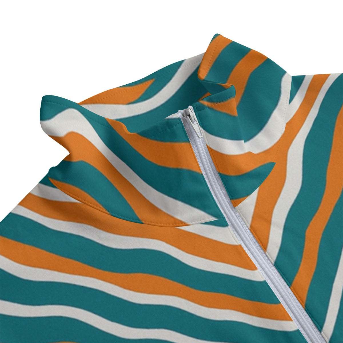 Miami Football Game Day All-Over Print Women's Stand-up Collar T-shirt