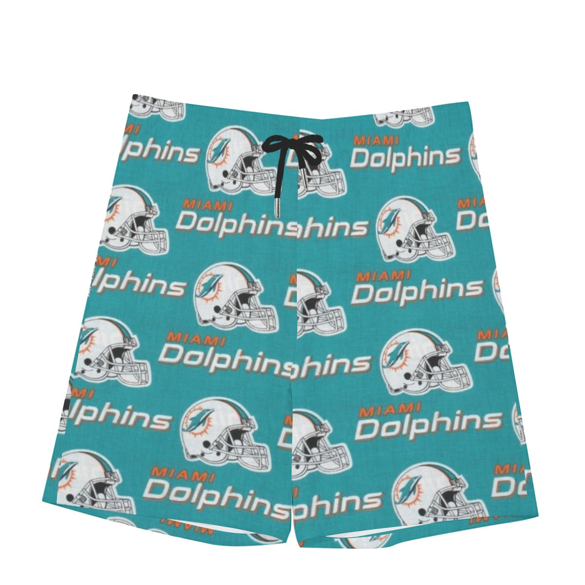 Miami Football Game Day All-Over Print Men's Beach Shorts With Elastic Waist