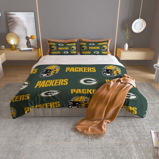 Green Bay Football Game Day Bedding Set | 125（gsm）