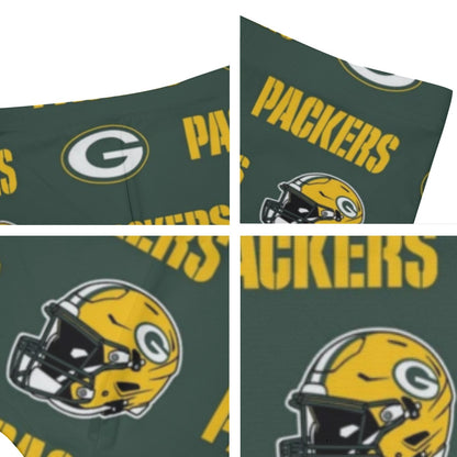 Green Bay Football Game Day All-Over Print Men's Short Boxer Briefs