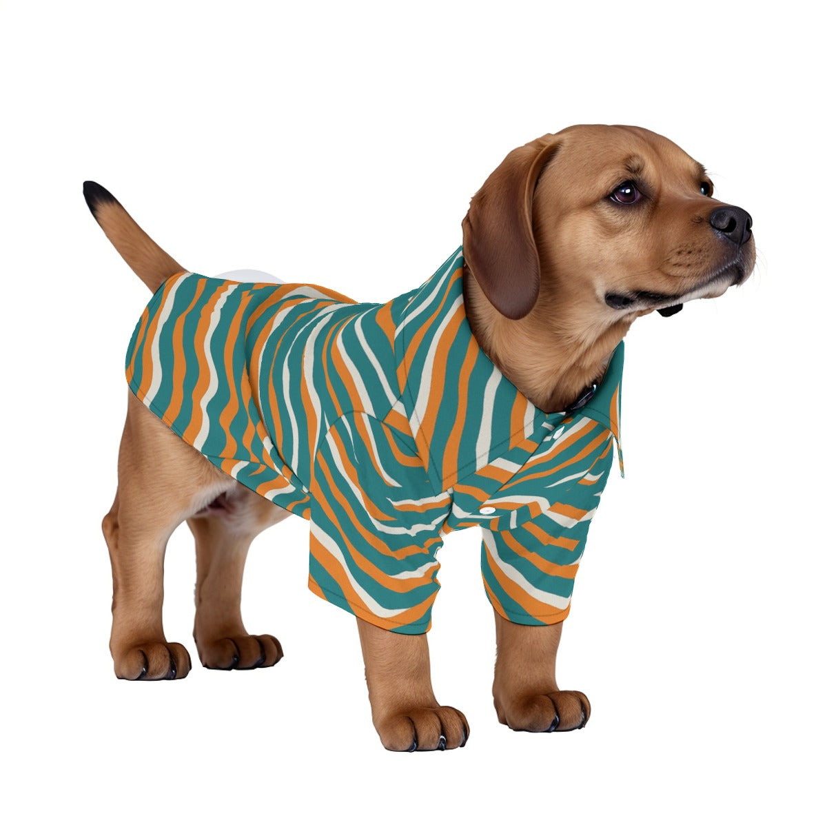Miami Football Game Day All-Over Print Pet‘s Hawaiian Shirt