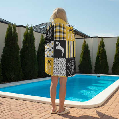 Adult Beach towel Vertical Style For the USA|320GSM