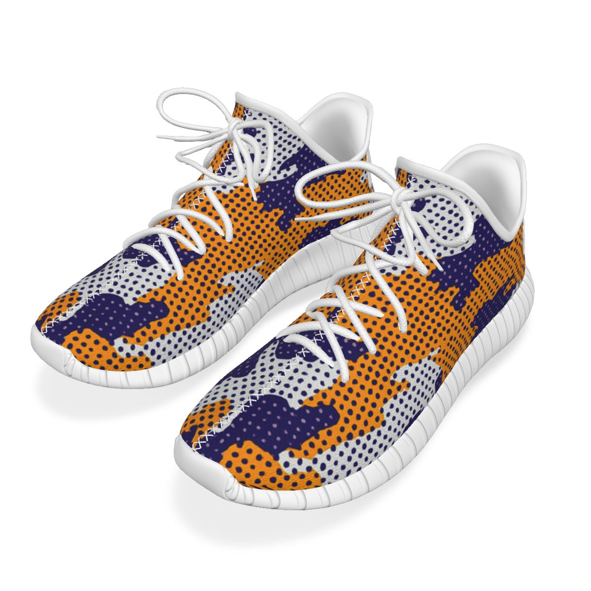 Urban Legend Louisiana State University Tigers Purple Gold White Camo Coconut Sneakers Shoes