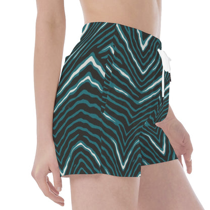 Philadelphia Football Game Day All Over Print Wide Waistband Sport Shorts