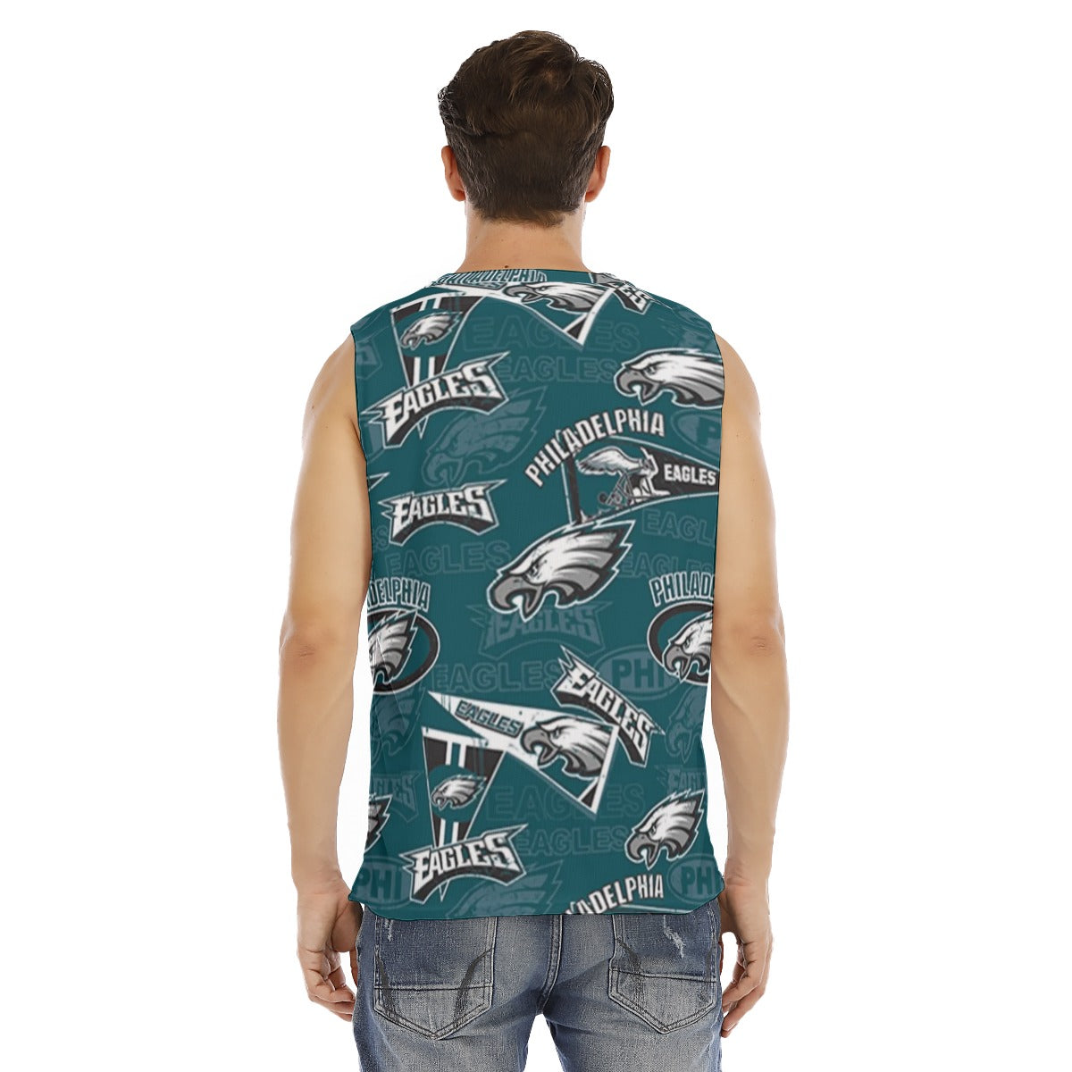 Philadelphia Football Game Day All-Over Print Men's O-neck Tank Top