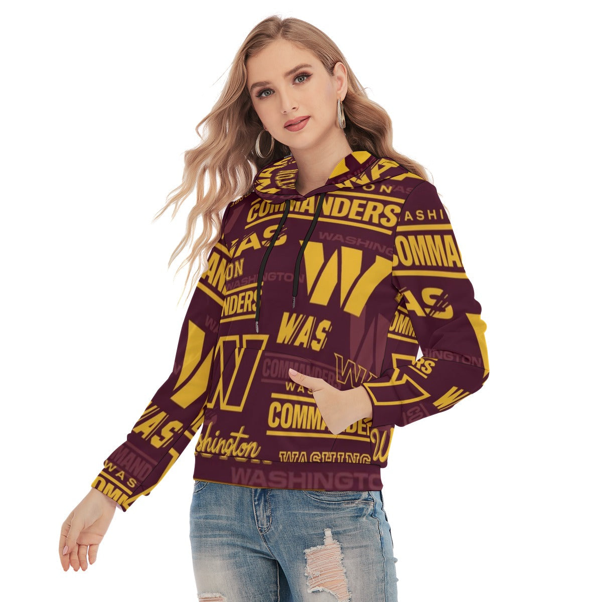 Washington Commanders Women's Slim Pullover Hoodie
