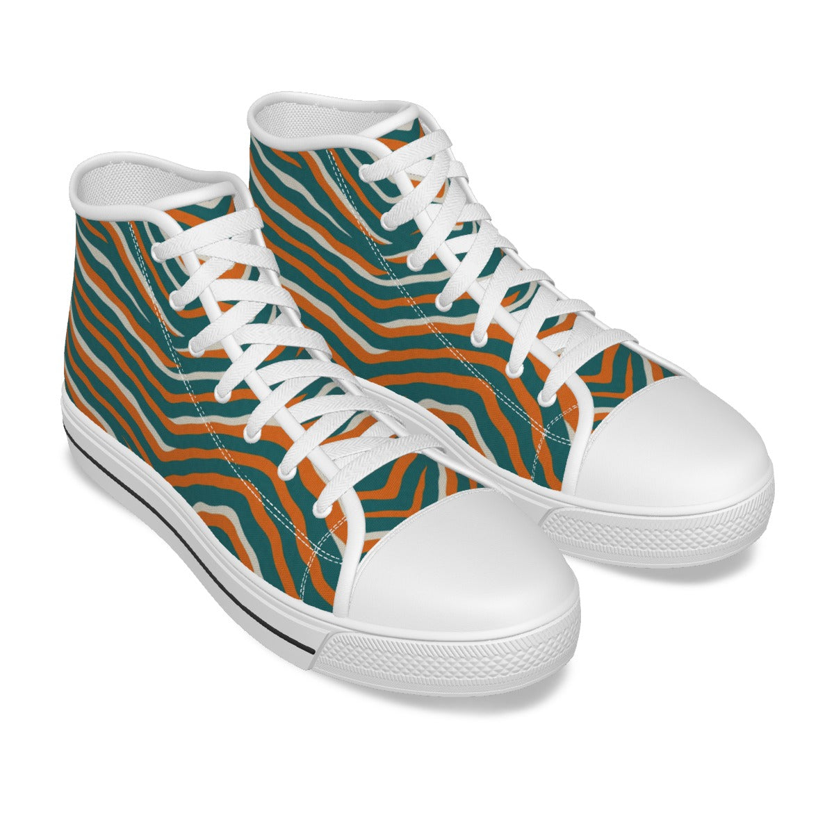 Miami Football Game Day Kid's Canvas Shoes