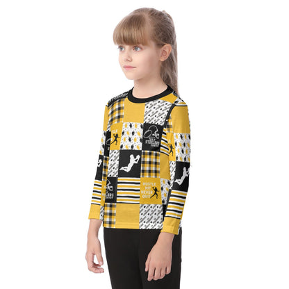 Pittsburgh Steelers All-Over Print Kid's O-neck Long Sleeve T-shirt