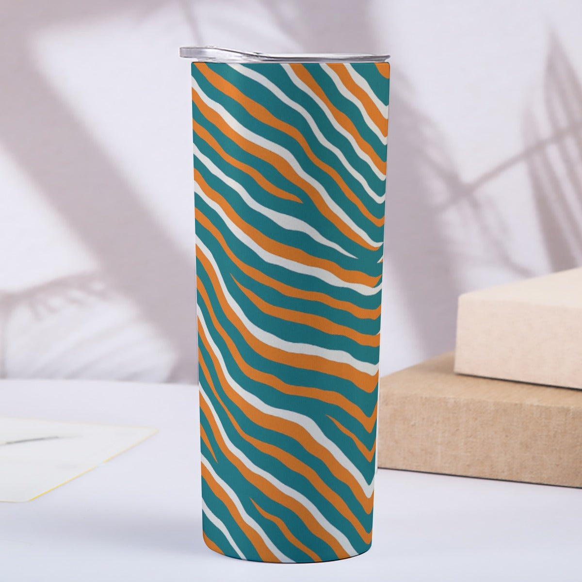 Miami Football Game Day Custom 20OZ Straight Cup With Sliding Lid For The USA