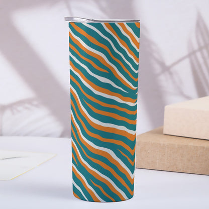Miami Football Game Day Custom 20OZ Straight Cup With Sliding Lid For The USA