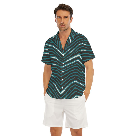 Philadelphia Football Game Day All-Over Print Men's Deep V-neck Short Sleeve T-shirt