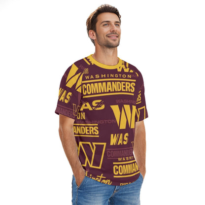 Washington Commanders Men's O-neck Short Sleeve T-shirt