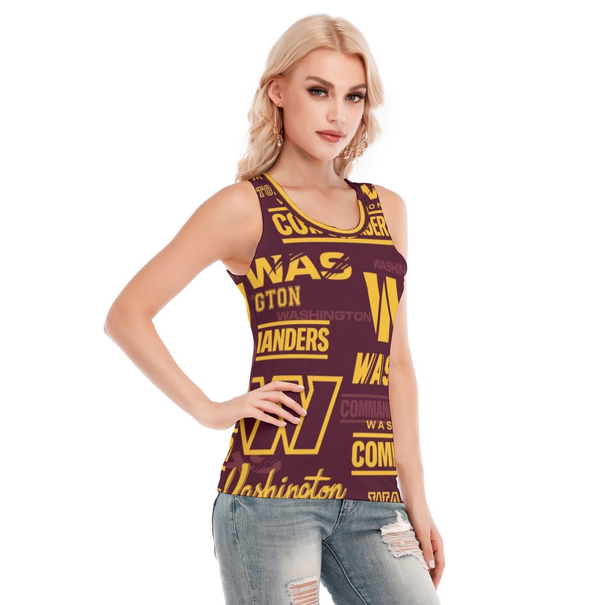 Washington Commanders Women's Skinny Sport Tank Top