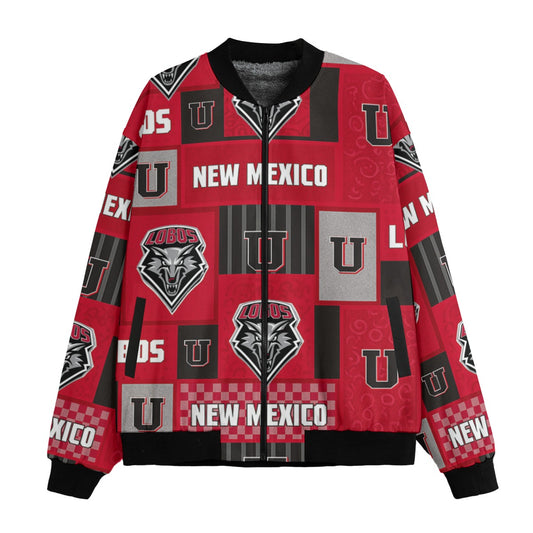 Urban Legend New Mexico – Lobos Fleece Bomber Jacket