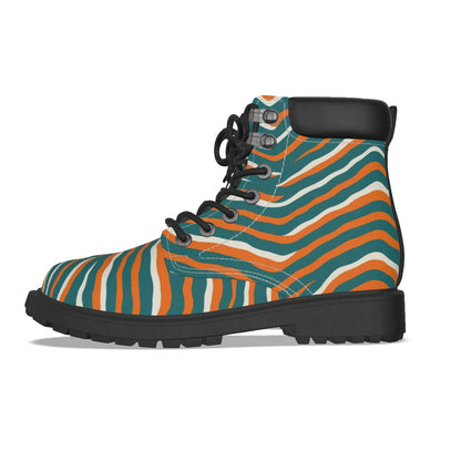 Miami Football Game Day All-Over Print Men's Short Boots