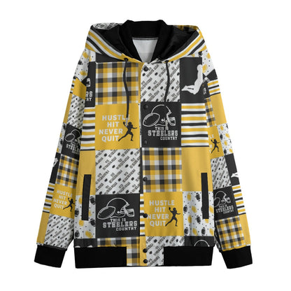Pittsburgh Steelers All-Over Print Men's Varsity Jacket